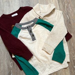 Old Navy shirt & sweaters